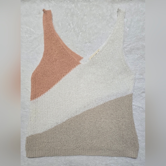 New In Tank Top Size M Medium Knit Stretch Sleeveless Blouse Knitted Casual Wear - Picture 2 of 5